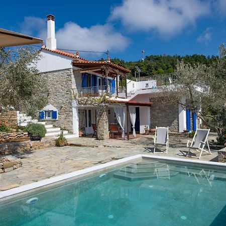 Villa Marouda Glossa Bagian luar foto