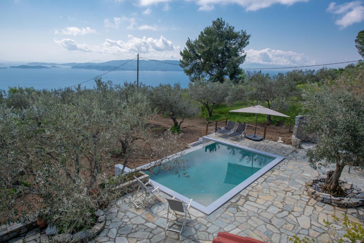 Villa Marouda Glossa Bagian luar foto