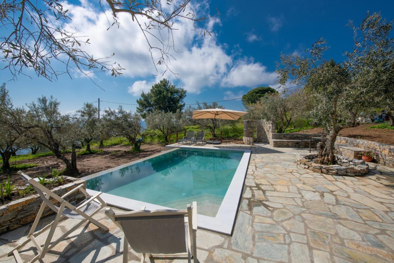 Villa Marouda Glossa Bagian luar foto