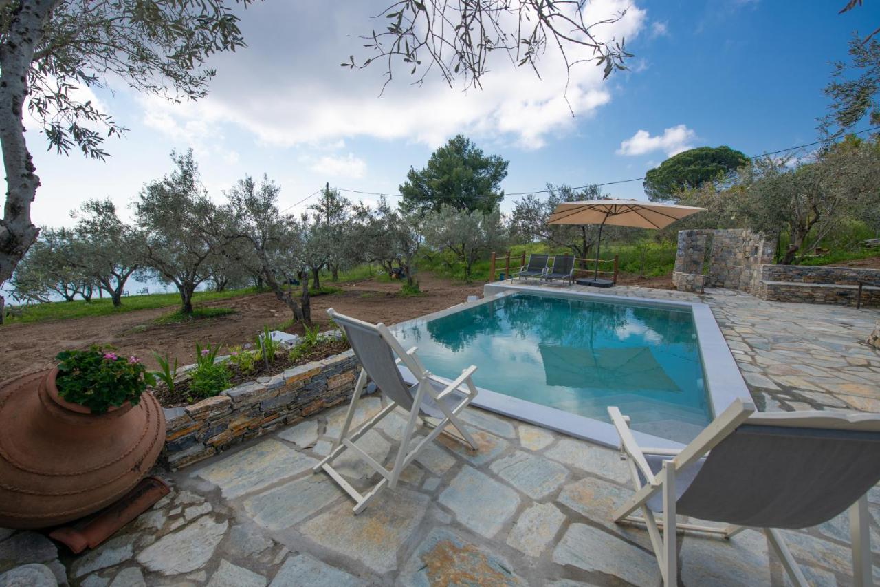 Villa Marouda Glossa Bagian luar foto