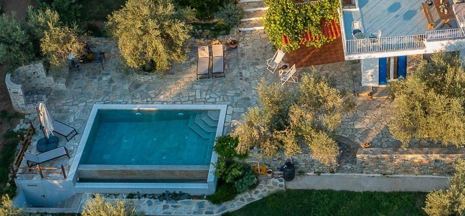 Villa Marouda Glossa Bagian luar foto
